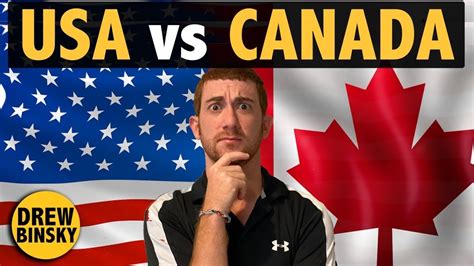 USA vs CANADA (Similarities & Differences) - YouTube in 2023 ...