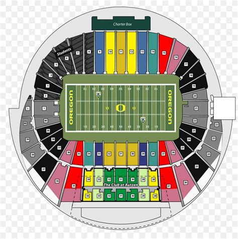 Autzen Stadium Oregon Ducks Football Seating Assignment Aircraft Seat ...