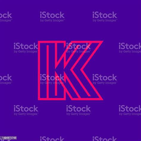 Logo Design With Letter K Stock Illustration - Download Image Now - Abstract, Alphabet, Arrow ...