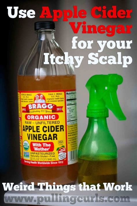 Apple Cider Vinegar as an Itchy Scalp Remedy