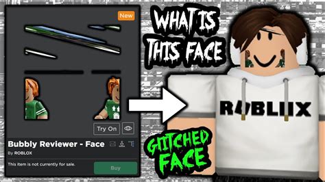 Roblox uploaded the most glitched face I have ever seen!!! - YouTube