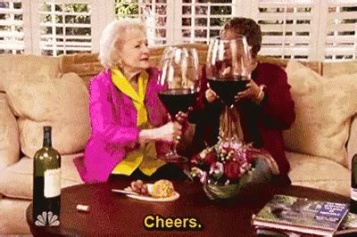 Betty White Cheers GIF - BettyWhite Cheers Drink - Discover & Share GIFs