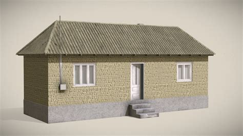 Mud brick house - Buy Royalty Free 3D model by BALKAN ANTIQUES ...