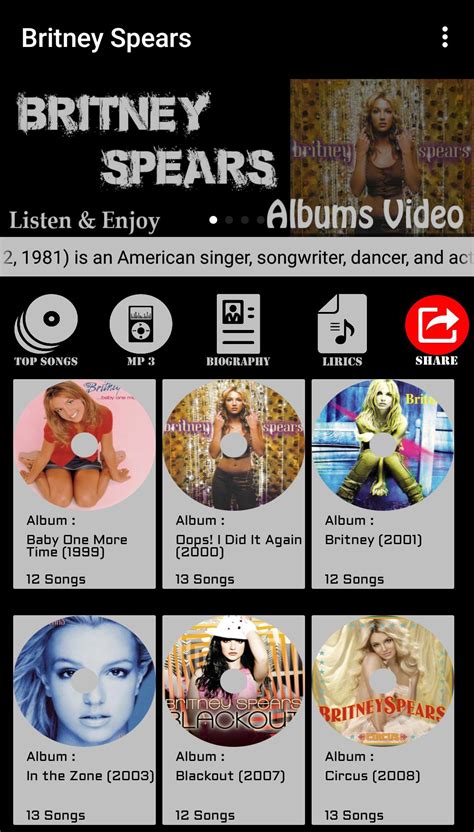 Britney Spears Songs - All Albums APK for Android Download