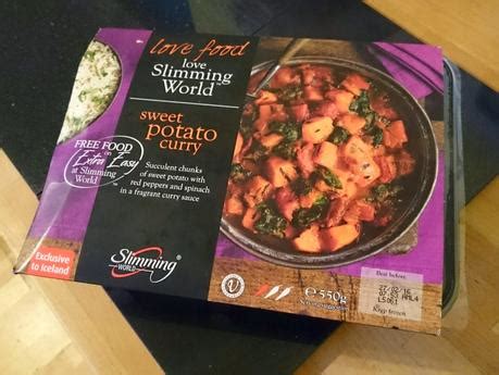 REVIEW! New Slimming World Ready Meals from Iceland - Sweet Potato Curry - Paperblog