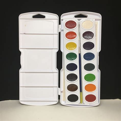 Prang Double Watercolor Set (16 colors) | M. Enriquez Art Supply