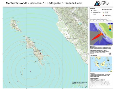 Indonesia: Mentawai Islands 7.5 Earthquake& Tsunami Event - as of 26 Oct 2010 - Indonesia ...