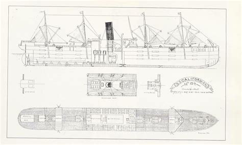 SS Californian (1901) Deck Plans : r/OceanLinerArchitect