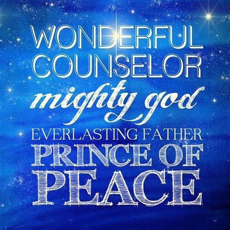 Pin by Michele Padgett on Christmas | Wonderful counselor, Prince of peace, Christmas prayer