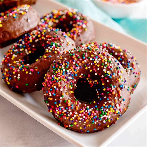 Chocolate Covered Donut With Sprinkles