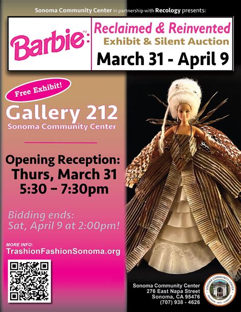 BARBIE: RECLAIMED & REINVENTED - Exhibit & Auction at Sonoma Community ...