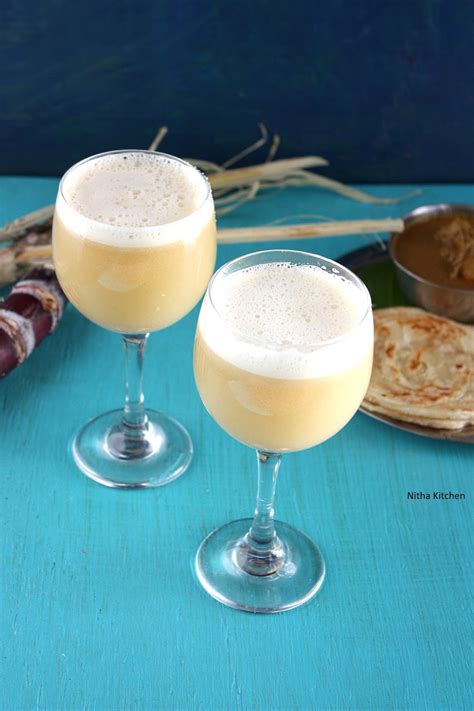 Homemade Sugar Cane Juice | Karumbu Juice | கரும்புச் சாறு with Step By ...