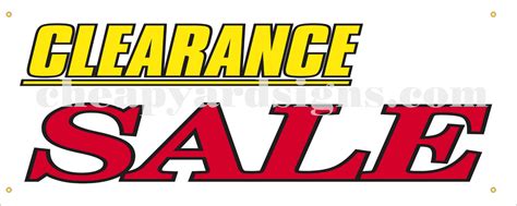 12" Clearance Sticker Retail Business Store Sale Sign | eBay