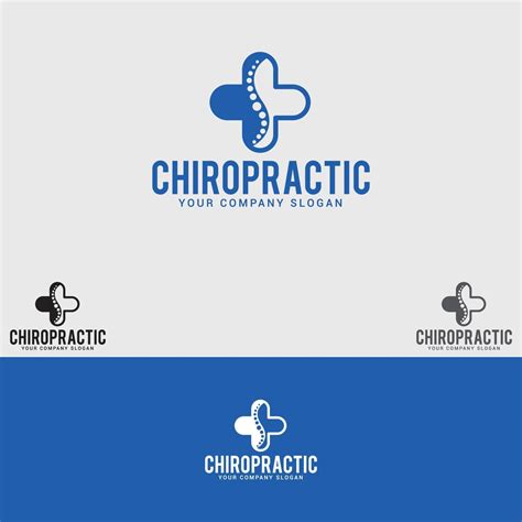 Chiropractic logo design vector template 2095714 Vector Art at Vecteezy