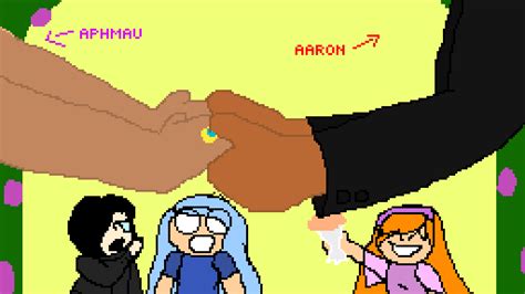 Pixilart - aphmau and aarons wedding :3 by EnergyChirp