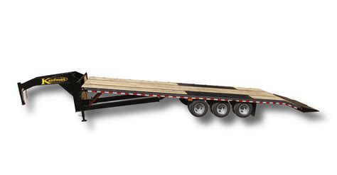 Flatbed Tilt Gooseneck Trailers by Kaufman Trailers