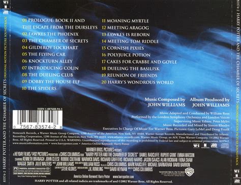 Harry Potter and the Chamber of Secrets Soundtrack (2002) - John Williams