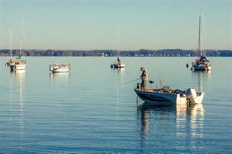 Lake Mendota Fishing Photograph by Todd Klassy - Fine Art America