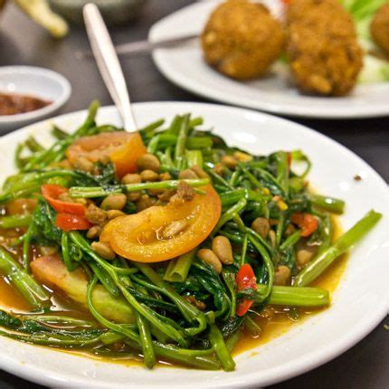 Kangkong Tauco. Kangkong is one of the most eaten vegetable in Indonesia. It is crunchy and ...