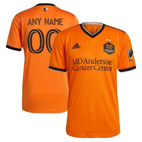 Men's Houston Dynamo FC adidas Orange 2021 My City My Club Authentic ...