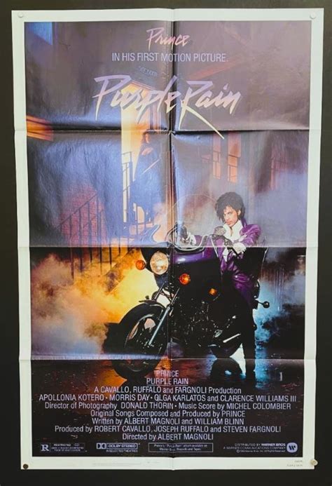 Prince Purple Rain Movie Poster