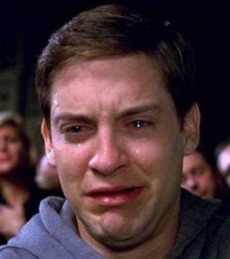 In Spider-Man (2002), Peter Parker cry’s when Uncle Ben is shot. This is because death is sad ...