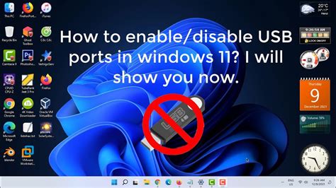 How to enable or disable USB ports in Windows 11 using Registry. - YouTube