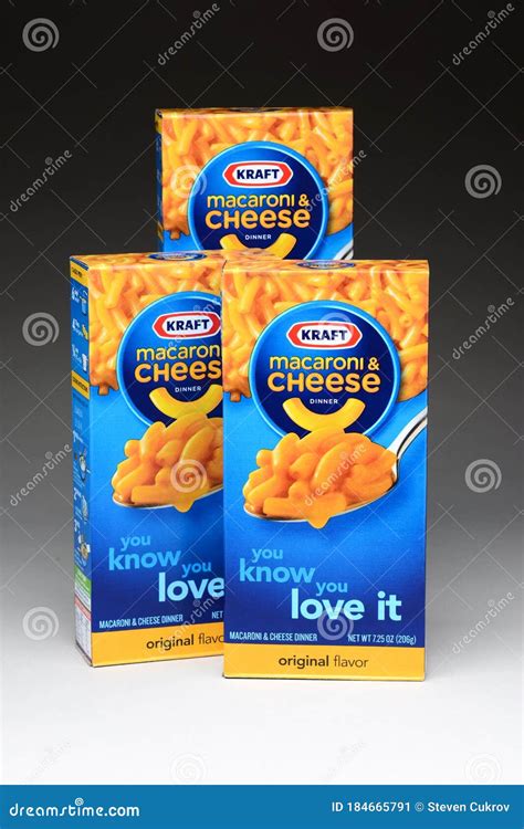 Kraft Macaroni and Cheese editorial photo. Image of cheese - 184665791