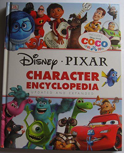 Disney pixar character encyclopedia updated édition | Used - Very Good ...