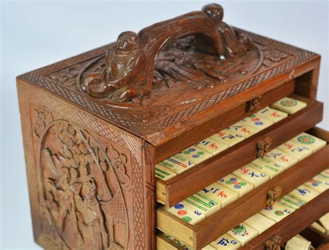 REF1839 Chinese Mahjong set. - Antique Chess Shop