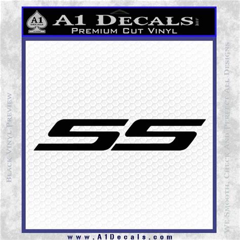 Chevrolet SS Chevy Decal Sticker 2D - 2 Pack » A1 Decals