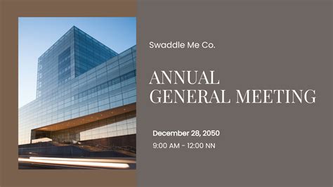 Free Annual General Meeting (AGM) Presentation Template - Edit Online & Download | Template.net