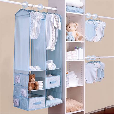 24pc Childrens Kids Baby Nursery Closet Organiser Hanging Wardrobe ...