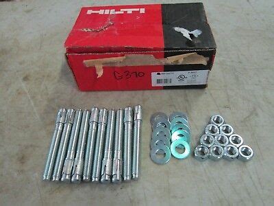 Hilti KB3 Kwik-Bolt Concrete Anchor #282527 1/2x4-1/2 Long Lot of 10 (NIB) | eBay