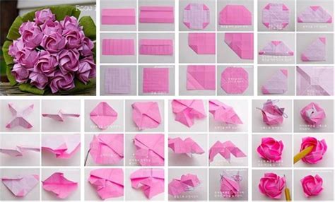 49 best images about Origami Rose on Pinterest | Origami paper, Hexagon box and Paper flowers