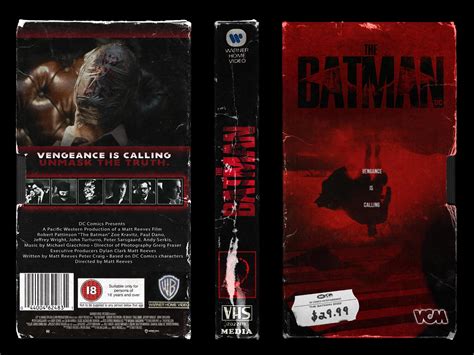 i made a The Batman VHS mockup : batman