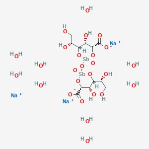 Sodium stibogluconate | C12H36Na3O26Sb2+ | CID 16683012 - PubChem