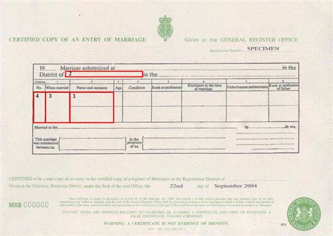 Where is the serial number on a british birth certificate - seoyuemseo