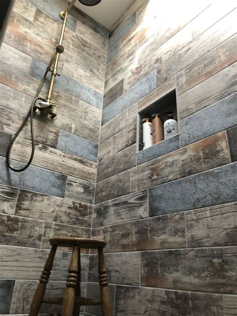 Rustic Shower | Rustic bathroom shower, Rustic bathroom designs, Rustic shower