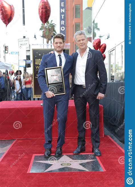 Michael Buble Star Ceremony Editorial Stock Image - Image of buble, david: 193944419