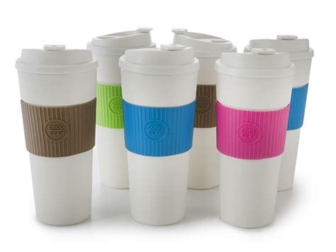 Banded Coffee Travel Mugs 19 oz. Set of 6