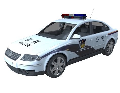 Chinese police car 3D model - TurboSquid 1573425