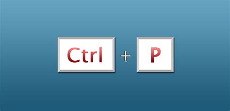 How to Enable Ctrl P?