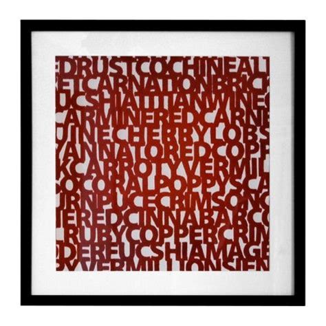 Words for Red Wall Art Print | Red wall art, Wall art prints, Red words