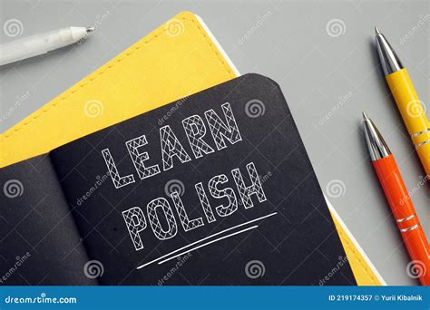 Conceptual Photo about LEARN POLISH with Handwritten Text Stock Image ...