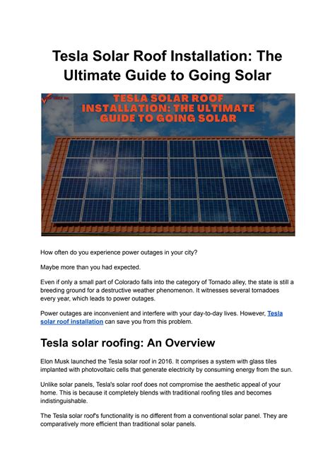 Tesla Solar Roof Installation: The Ultimate Guide to Going Solar by ...