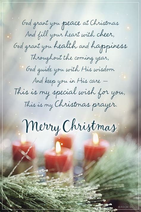 Pin on Merry Christmas | Christmas prayer, Christmas card sayings ...