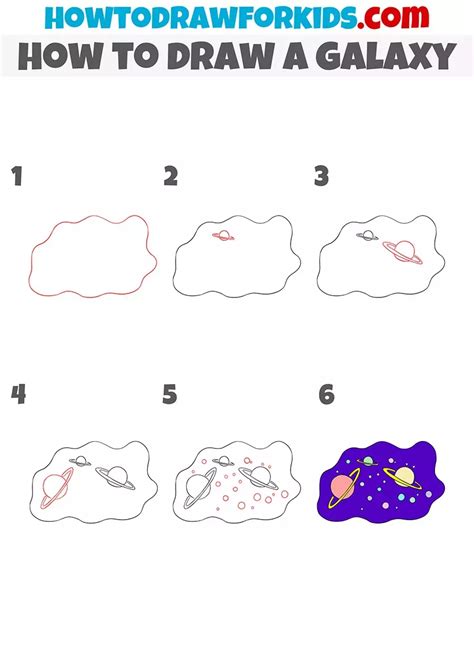 How to Draw a Galaxy | Drawing tutorial easy, Drawing tutorials for ...