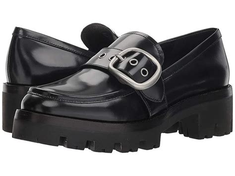 COACH Grand Lug Sole Loafer Women's Shoes Black Cordovan | Lug sole, Black shoes women, Loafers ...