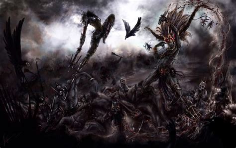 Army Of The Unholy, demons, skulls, guerra, fantasy, army, HD wallpaper | Peakpx